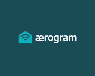 Aerogram Iconic & Geometrical Logo Design