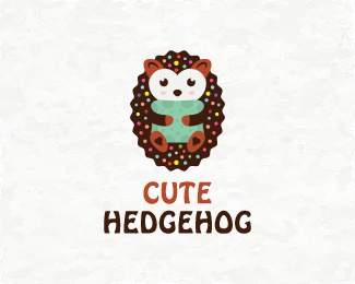 Hedgehog With Cushion Logo