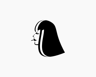 Evil girl logo