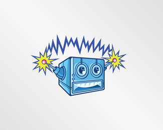 Spark Robot Vector Logo