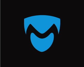 Letter M Shield Logo