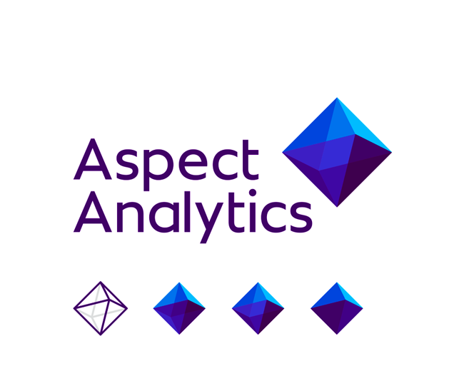 Aspect Analytics logo design for 3D spectral tools