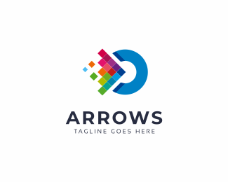 Arrows Pixel Logo
