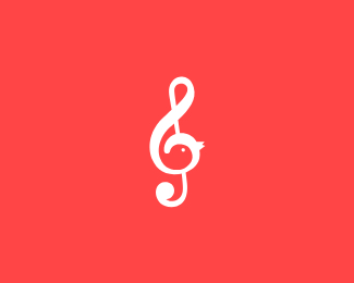 music bird logo icon