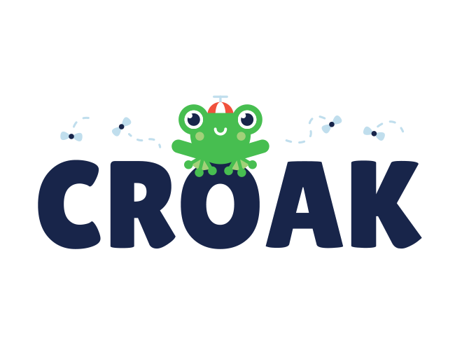Croak - Frog logo