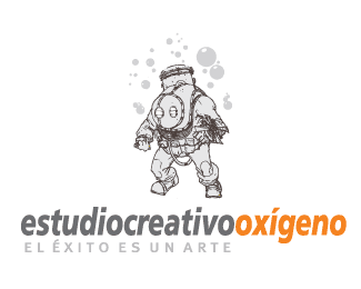 Logotipo del estudio creativo oxigeno