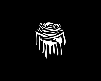 Rose drip logo