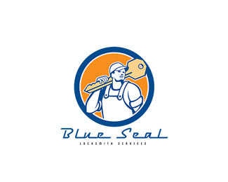 Blue Seal Locksmith Services Logo