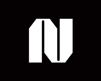 N geometric logo