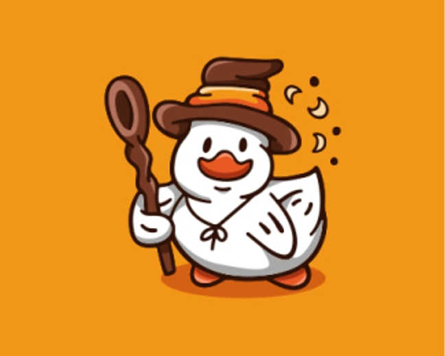 Duck Spoon Wizard Logo