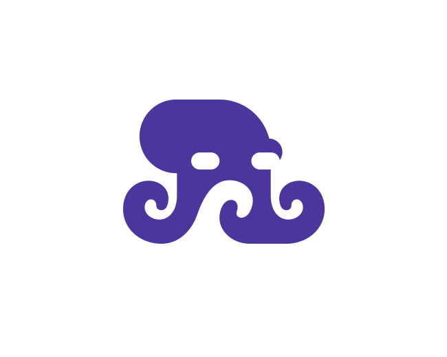 Negative Space Octopus