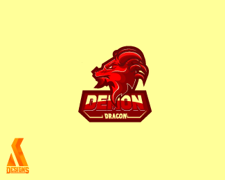 dragon demon esport logo