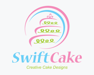 Swift Creative Cake Logos for Sale