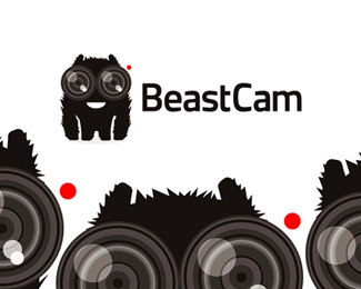 BeastCam live streaming app logo design
