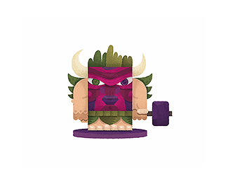 Fireweed Warrior Mascot
