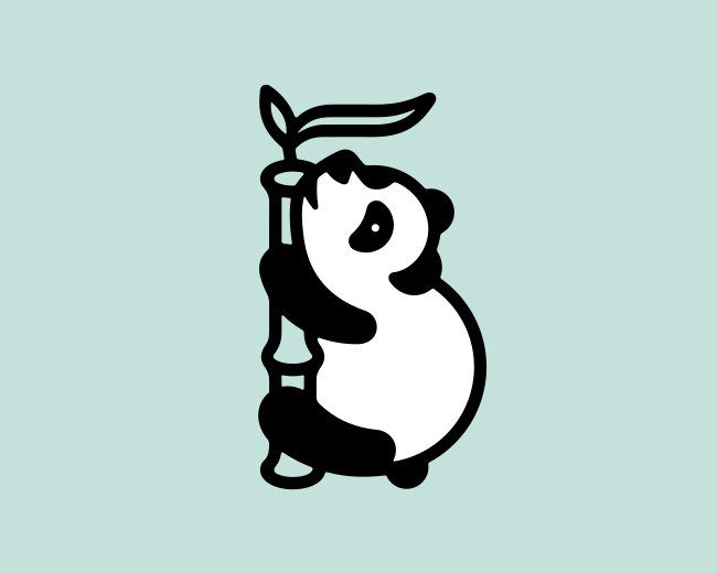 Stubborn Panda 📌 Logo for Sale