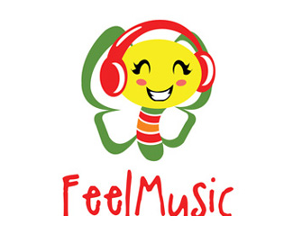 Feel Music Logo Template