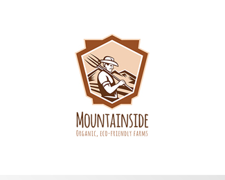 Mountainside Organic Eco-Friendly Farms Logo