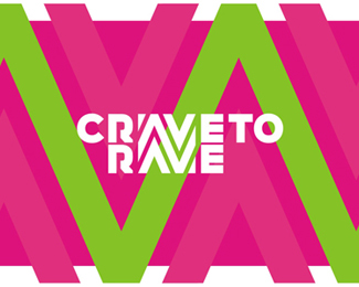 Crave To Rave logo design