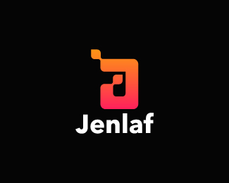 Jenlaf Logo -  J Letter Logo