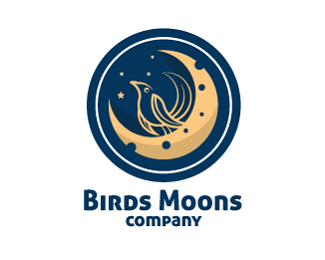 Birds Moons Company Logo