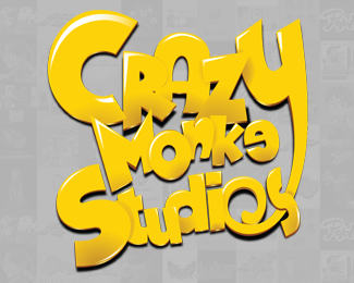 Crazy Monkey Studios Logo Design