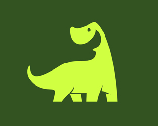 Happy Dinosaur Icon