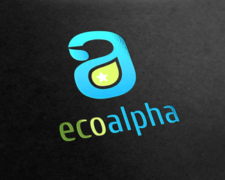 Eco Alpha Abstract Logo Template