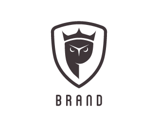 Owl Royal Shield Logo - for sale $350