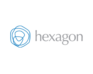 Hexagon - blue