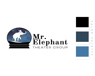 Mr. Elephant Theater Group Logo Design