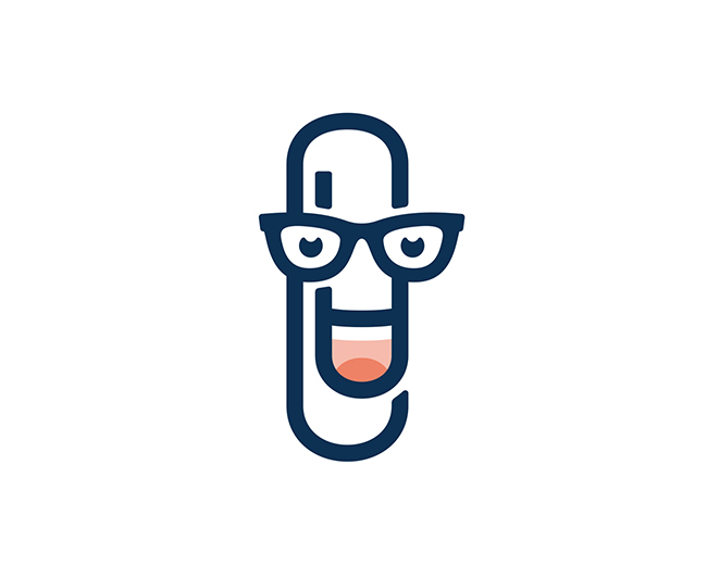 Paperclip Man 📌 Logo for Sale