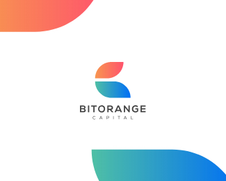 Bitorange b letter logo icon