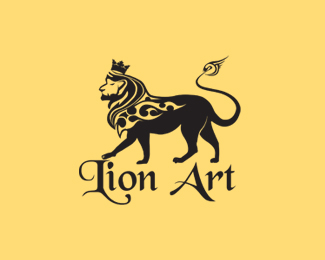 Lion Art Logo