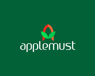 Applemust logo design