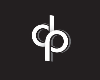 dp logo - b/w version
