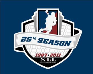 National Lacrosse League 25th Anniversary Logo