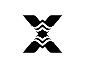 Abstract X Letter Logo