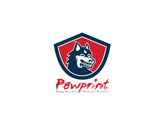 Pawprint Doggy Day Care Logo