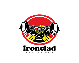 Ironclad Gym Fitness Center Logo