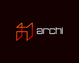 Archi, architecture logo design