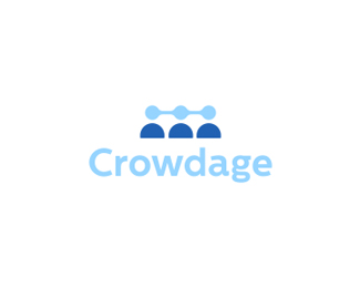 Crowdage Logo Design