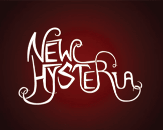 New Hysteria Typography
