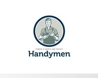 Handymen Plumbing Services Logo