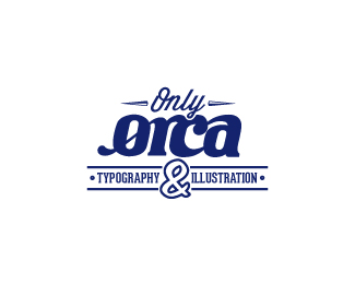 Only Orca - Typography & Illustration