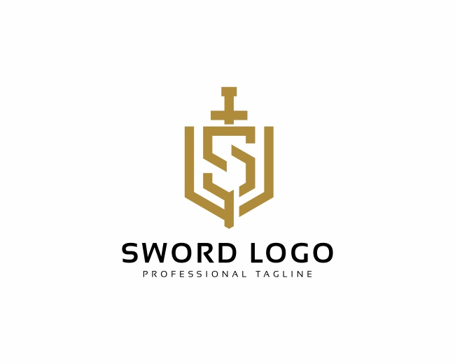 Sword S Letter Logo