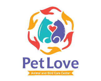 Pet Love Animal Bird Care Center Logos for Sale