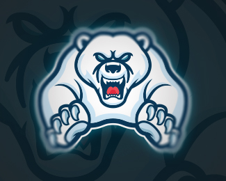Polar Bear Mascot Logo Design