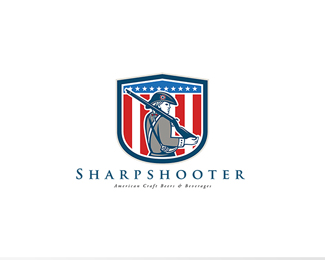 Sharpshooter American Craft Beer Logo
