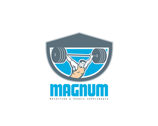 Magnum Nutrition and Sports Supplement Logo